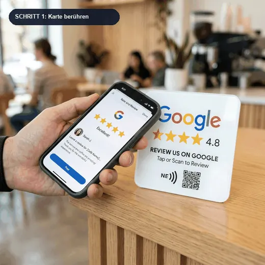 Animated Review Pilot NFC and QR customer journey
